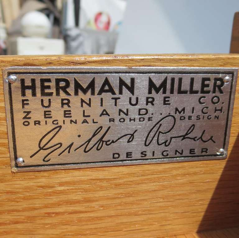 Gilbert Rohde Paldao Art Deco Desk for Herman Miller 3