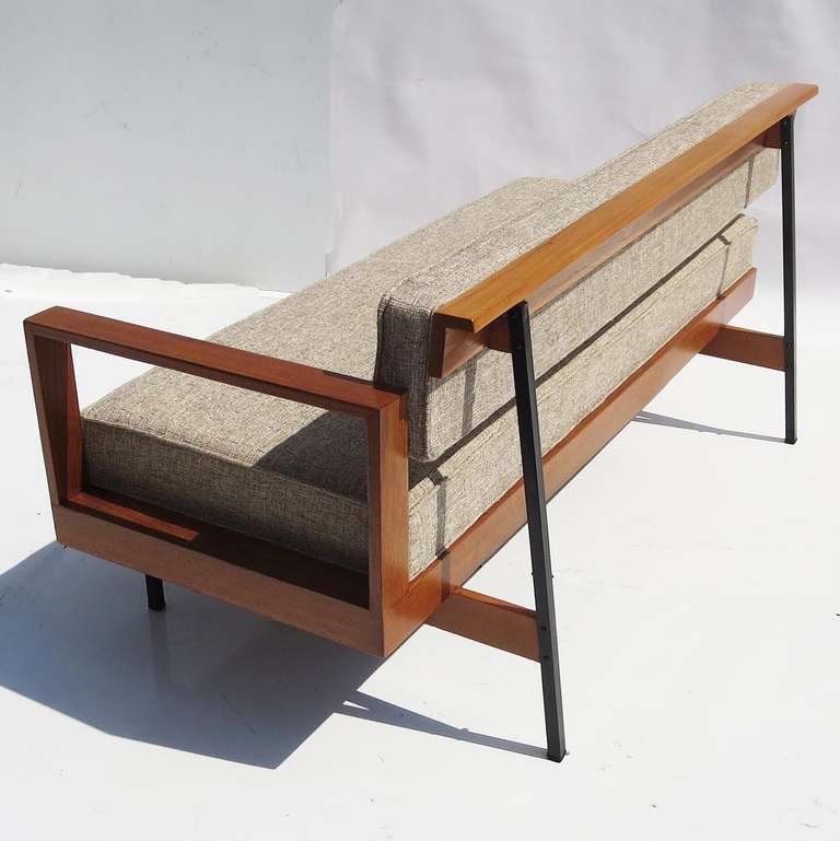 Custom Midcentury Sofa by Artist Hy Farber In Excellent Condition In North Hollywood, CA