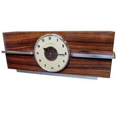Vintage Gilbert Rohde Art Deco Table Clock for Herman Miller
