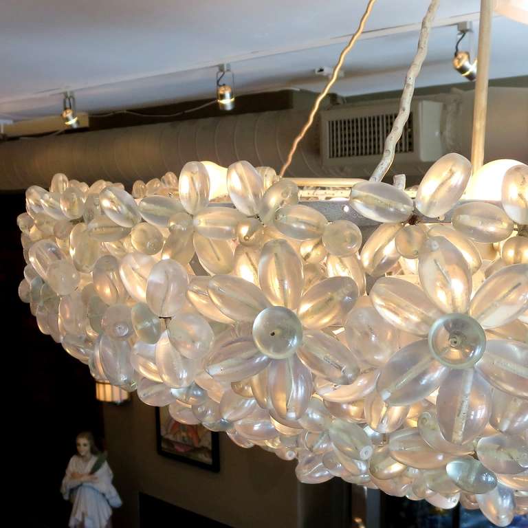American Large Lucite Floral 