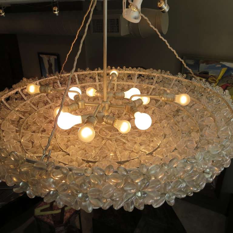 Large Lucite Floral 