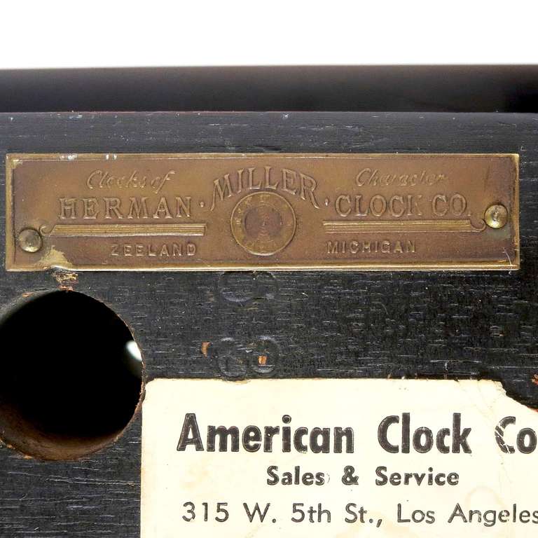 Gilbert Rohde and Herman Miller Art Deco Table Clock and Barometer 2