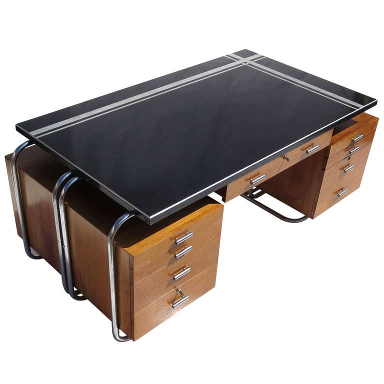 Art Deco Desk from New York City Woolworth's at 1stdibs