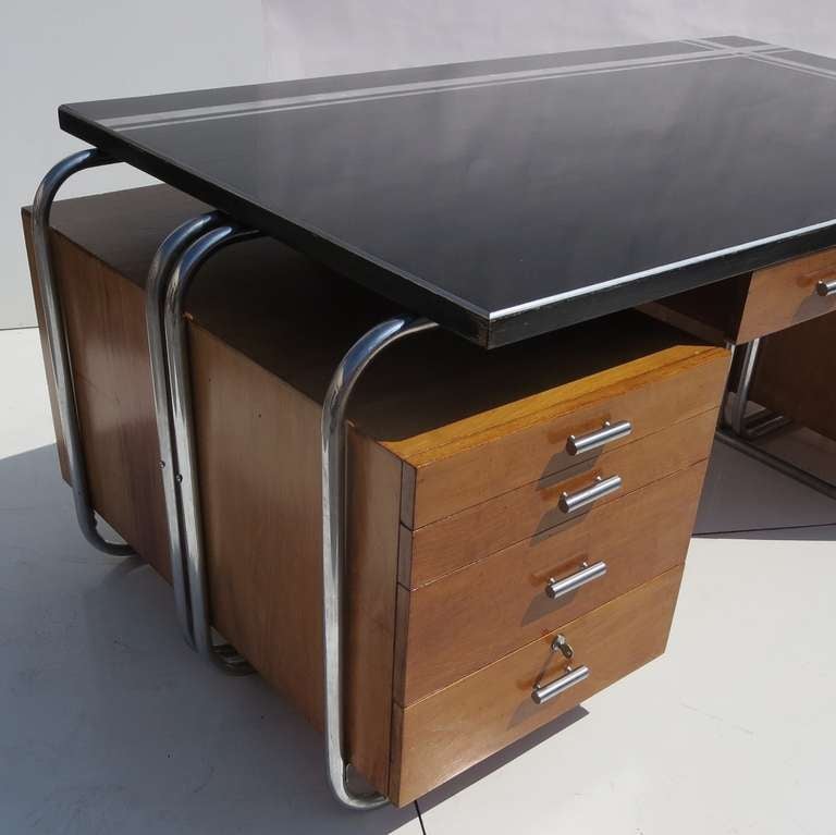 Art Deco Desk from New York City Woolworth's In Good Condition In North Hollywood, CA