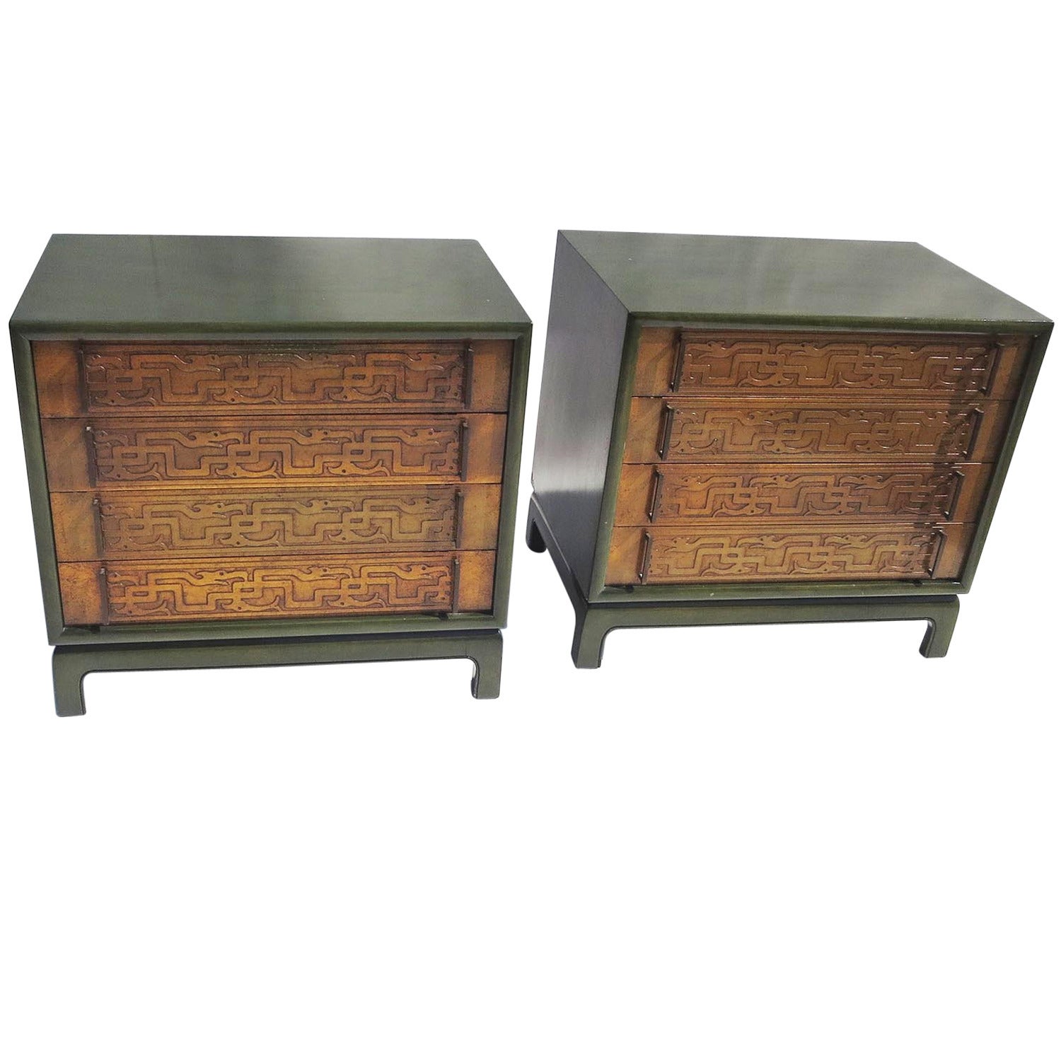 Mid-Century Asian Styled Dressers