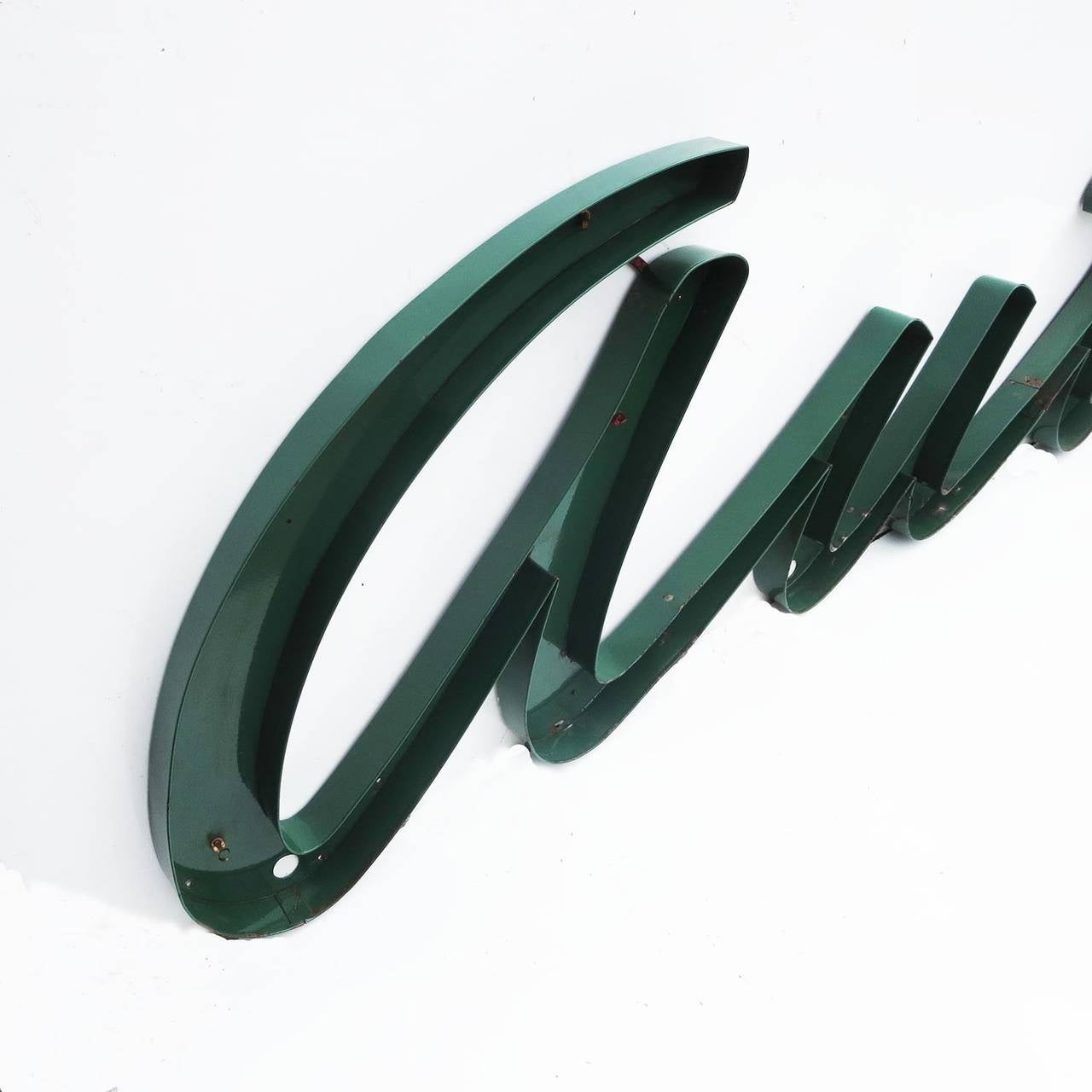 Porcelain Enamel Automotive Neon Sign from Sears Tower Downtown LA at