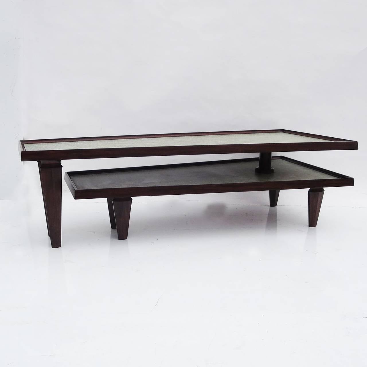 Modern Coffee Table with Swing Out Level For Sale at 1stDibs