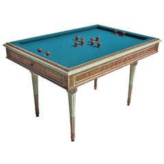 Brunswick "Town House" Empire Style Bumper Pool Table