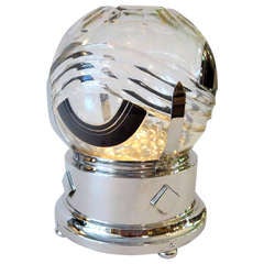 Outstanding Art Deco Lighted Fishbowl