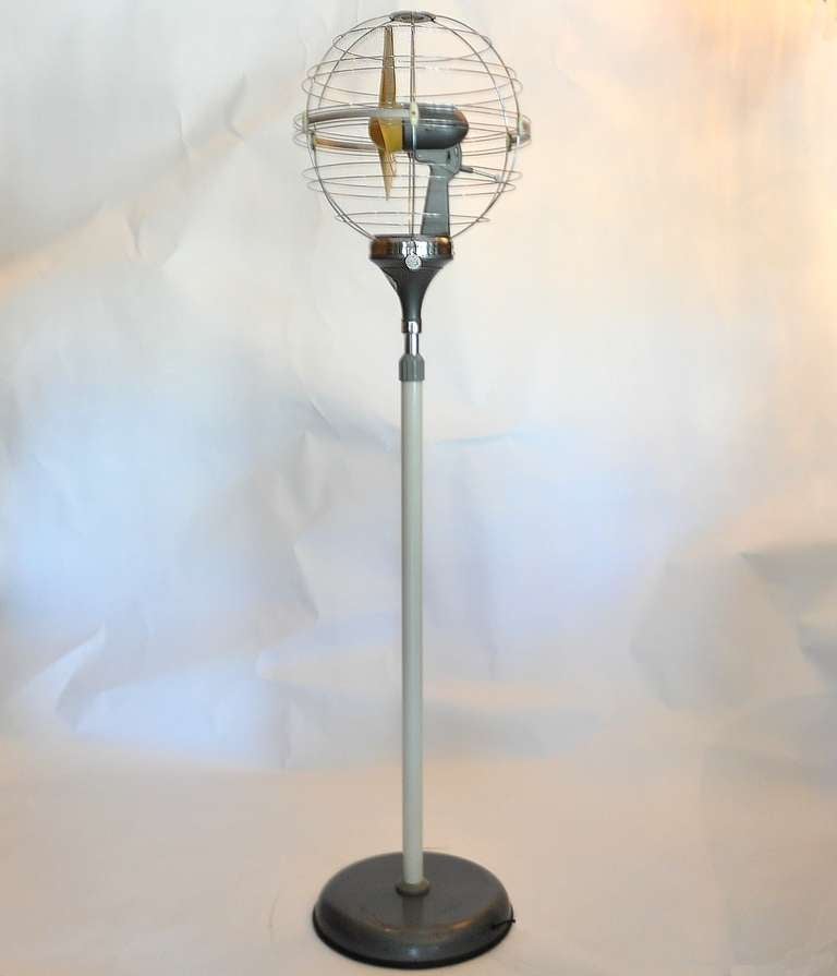 This Fully Revolving Mid Century Zodiaco San Giorgio Floor Fan is no ...