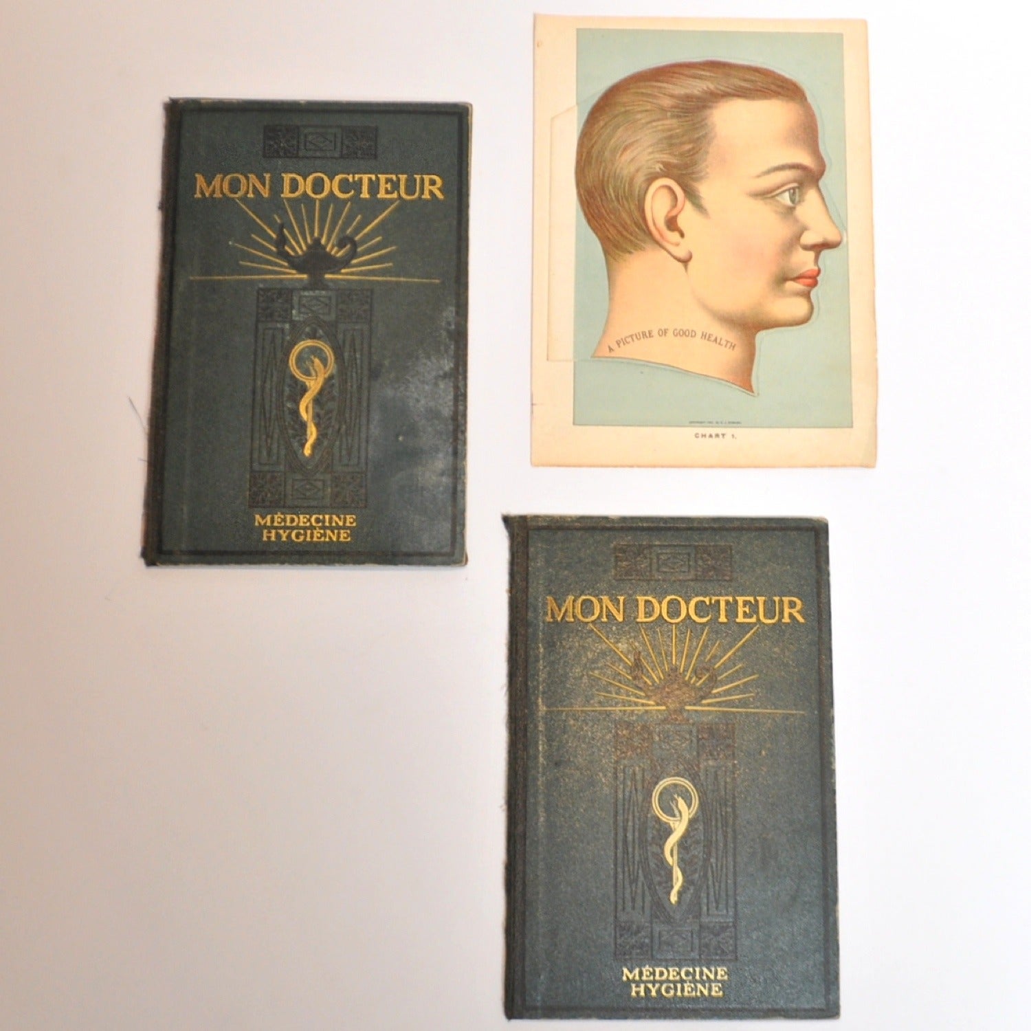 "Mon Docteur" 1901 Anatomy Books