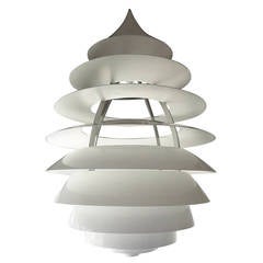 Two "Gigant" Pendant Chandeliers by Kurt Nørregaard and Poul Henningsen 3