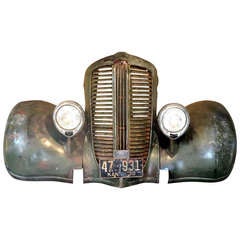 Vintage 1938 Dodge Truck Front End Wall Mount