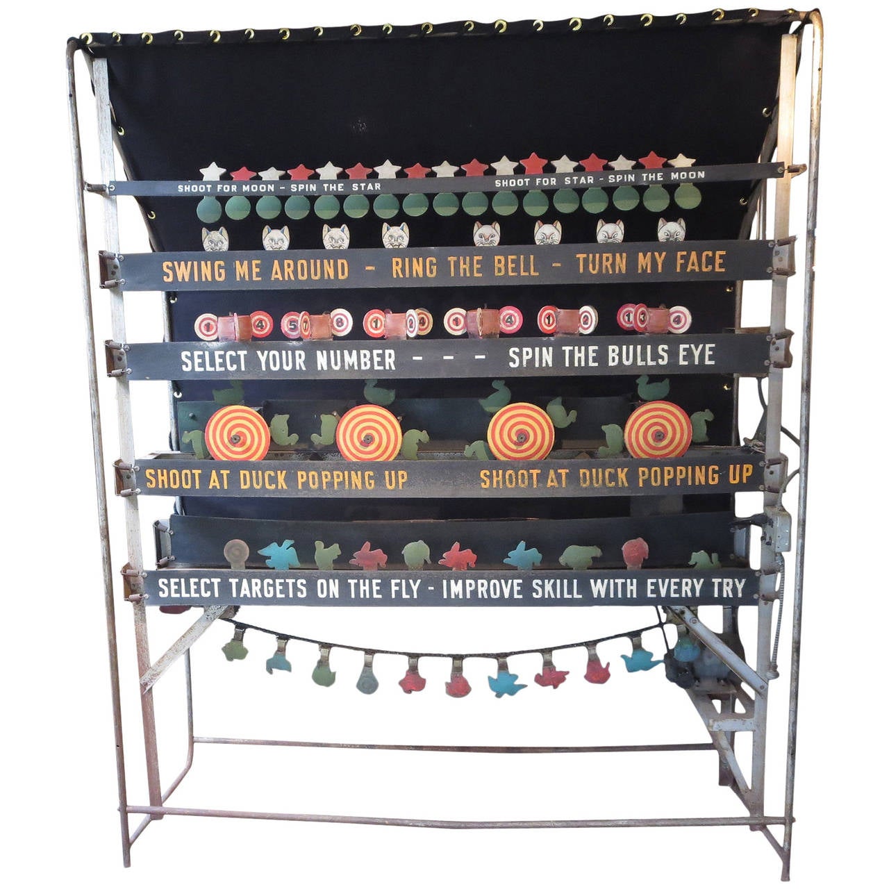 Motorized Carnival Shooting Gallery at 1stDibs