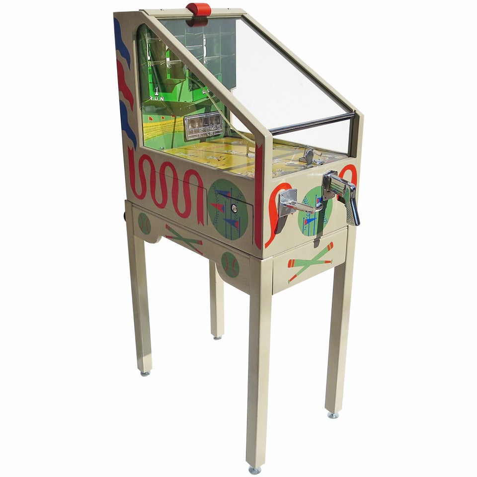 Restored 1941 "Texas Leaguer" Arcade Game by Keeney