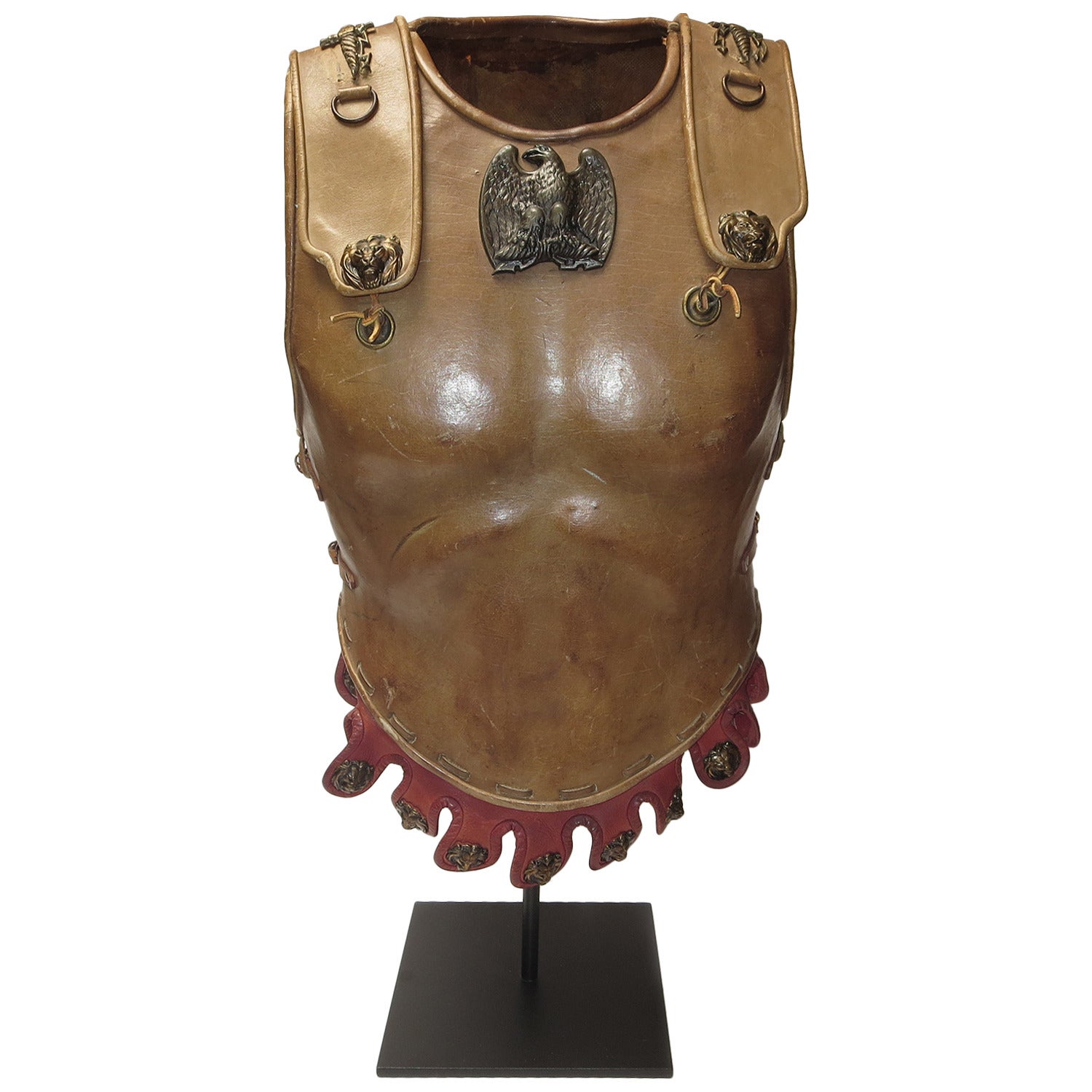 Telly Savalas Leather Chest Plate Prop from "The Greatest Story Ever Told", 1965