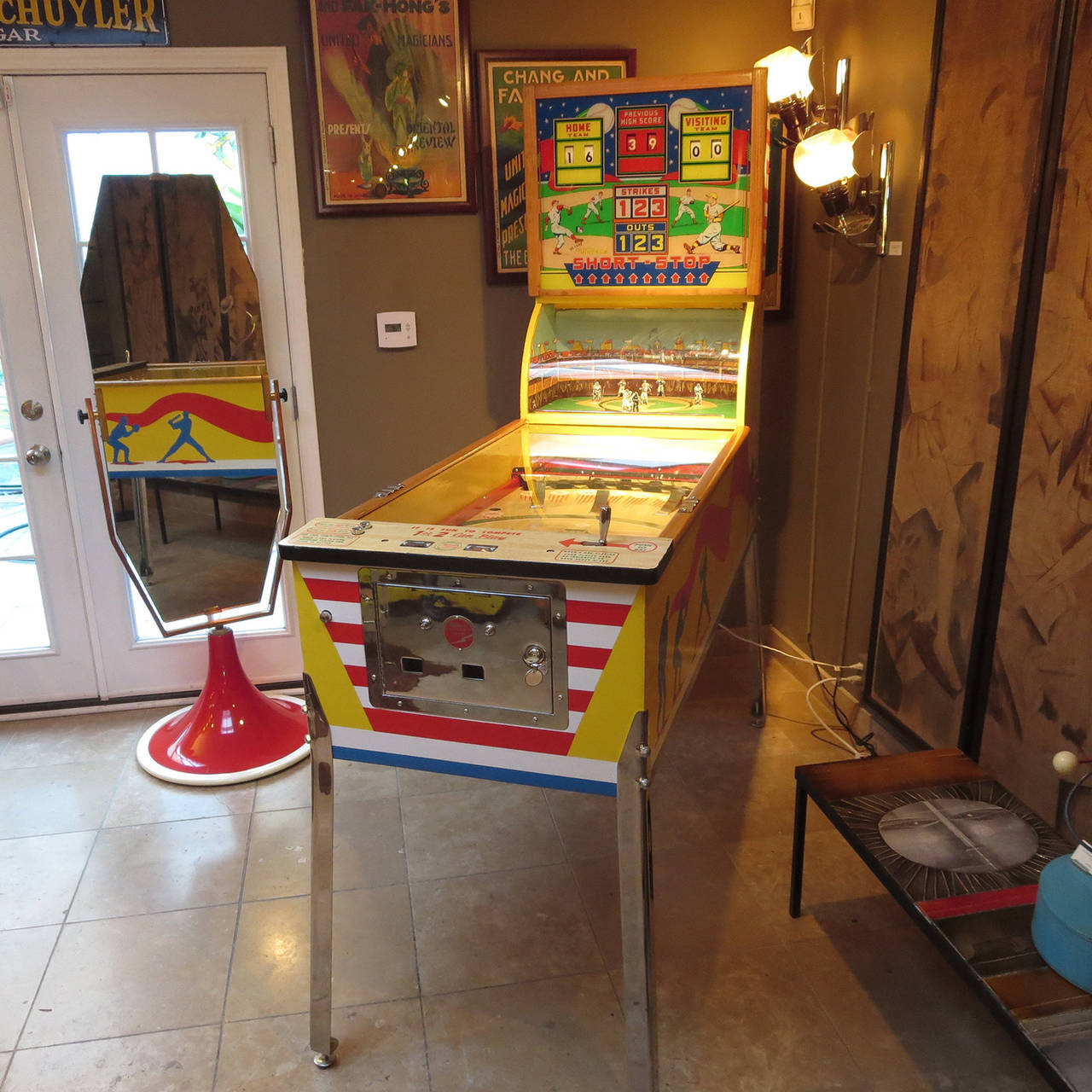 In a typical 1950's arcade, one would encounter mostly standard pinball games. There would be a few specialty machines, like shuffle bowling or the animated 