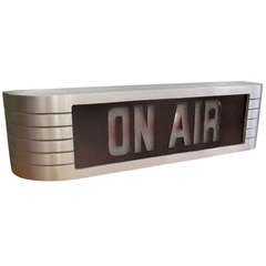 RCA Victor Recording Studio "On Air" Lighted Sign