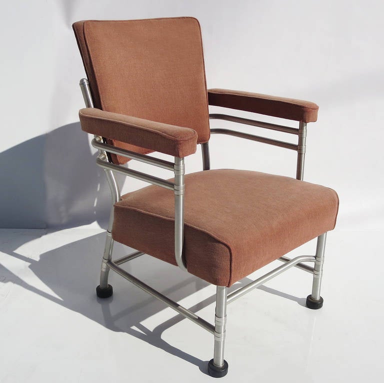 Art Deco Warren McArthur Desk or Occasional Chair in Original Condition