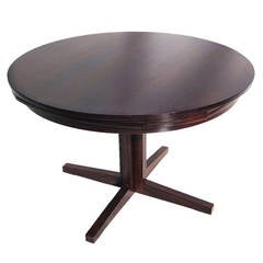Rosewood Expanding "Flip - Flop" Lotus Dining Table by Dyrlund