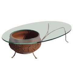 Architectural Pottery "Solar" Planter Table by David Cressey