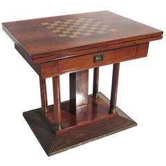 Expanding Art Deco Game Table in Rosewood