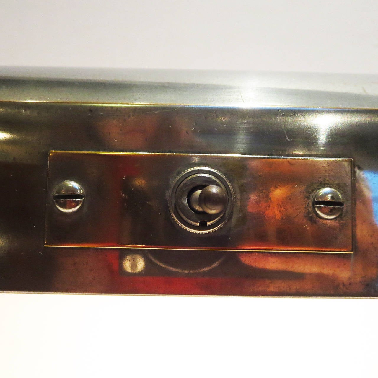 Art Deco Desk Lamp / Clock Combination by Silver Crest at 1stdibs