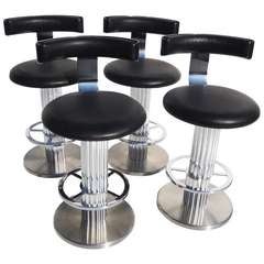 Vintage Incredible Machine Age Barstools - Set of Four