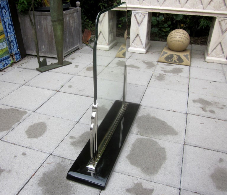 Skyscraper Table Mirror by Norman Bel Geddes In Excellent Condition In North Hollywood, CA