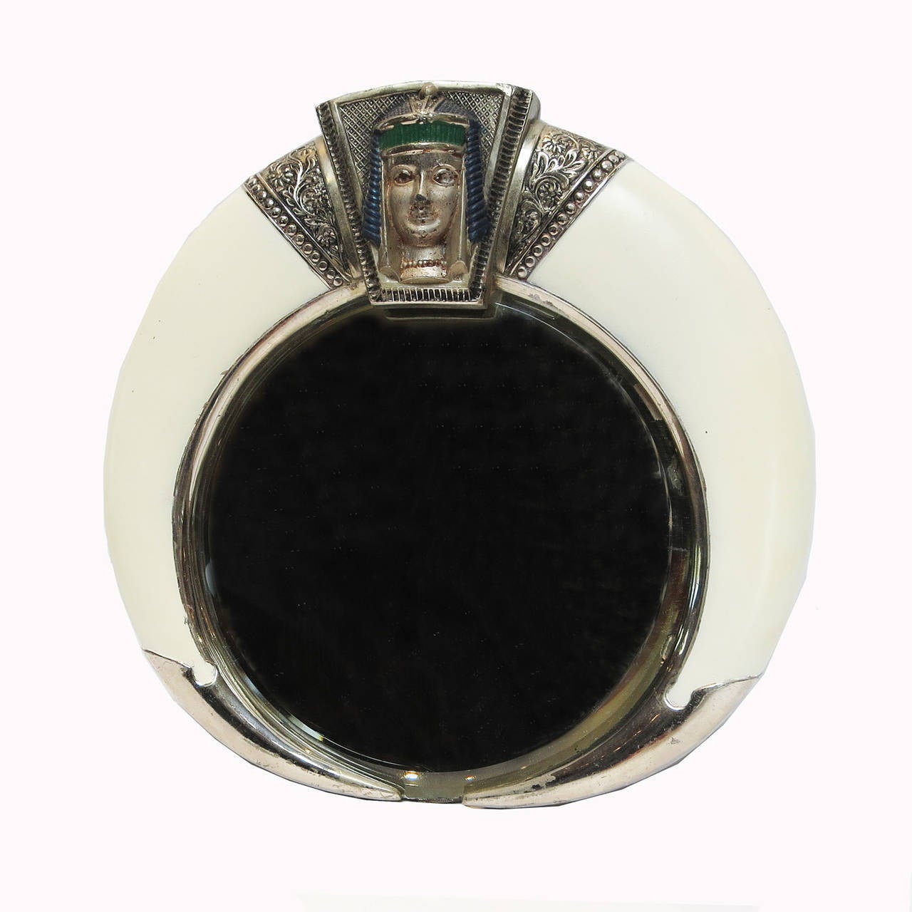 Shriners Fraternal Painted Metal Wall Mirror at 1stDibs