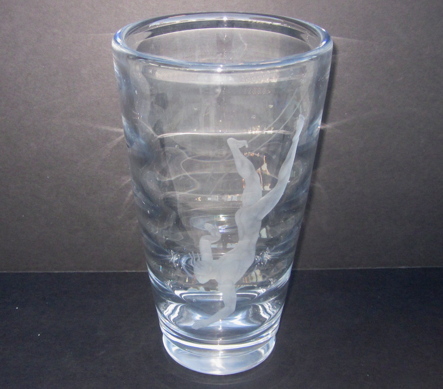 Vicke Lindstrand Pearl Diver Vase for Orrefors