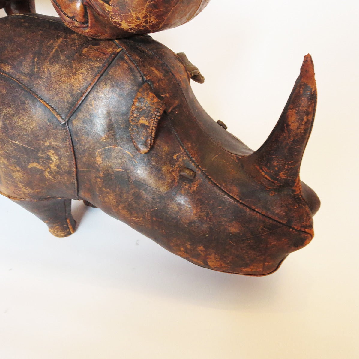 leather animal sculptures