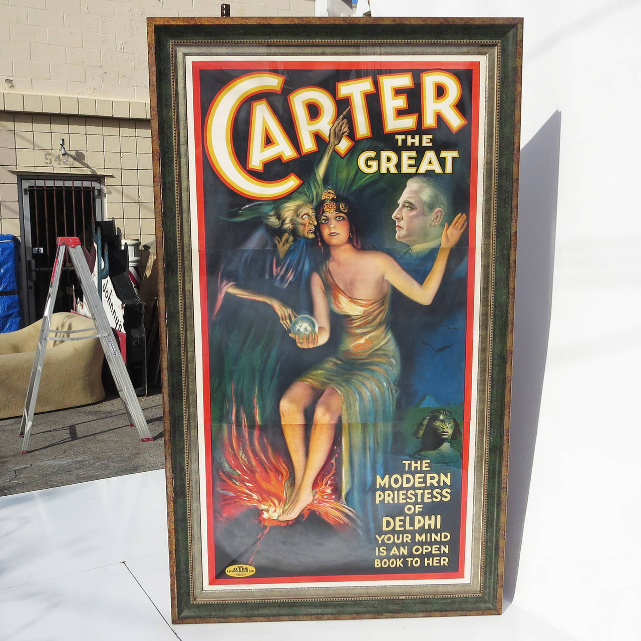Carter the Great is most likely the second best known American magician in early 20th century magic circles. Although Houdini had greater fame, nobody had better artwork in posters than Carter the Great. He retired young in 1918, and his posters