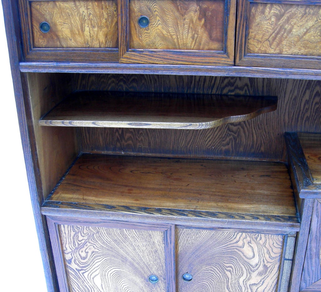 Elm Wood Chinese Tansu Cabinet 2
