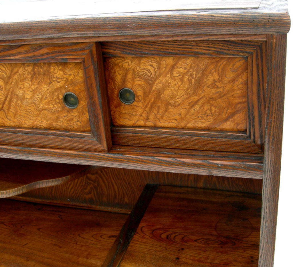 Elm Wood Chinese Tansu Cabinet 3