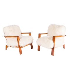 Pair of Rene Gabriel Chairs