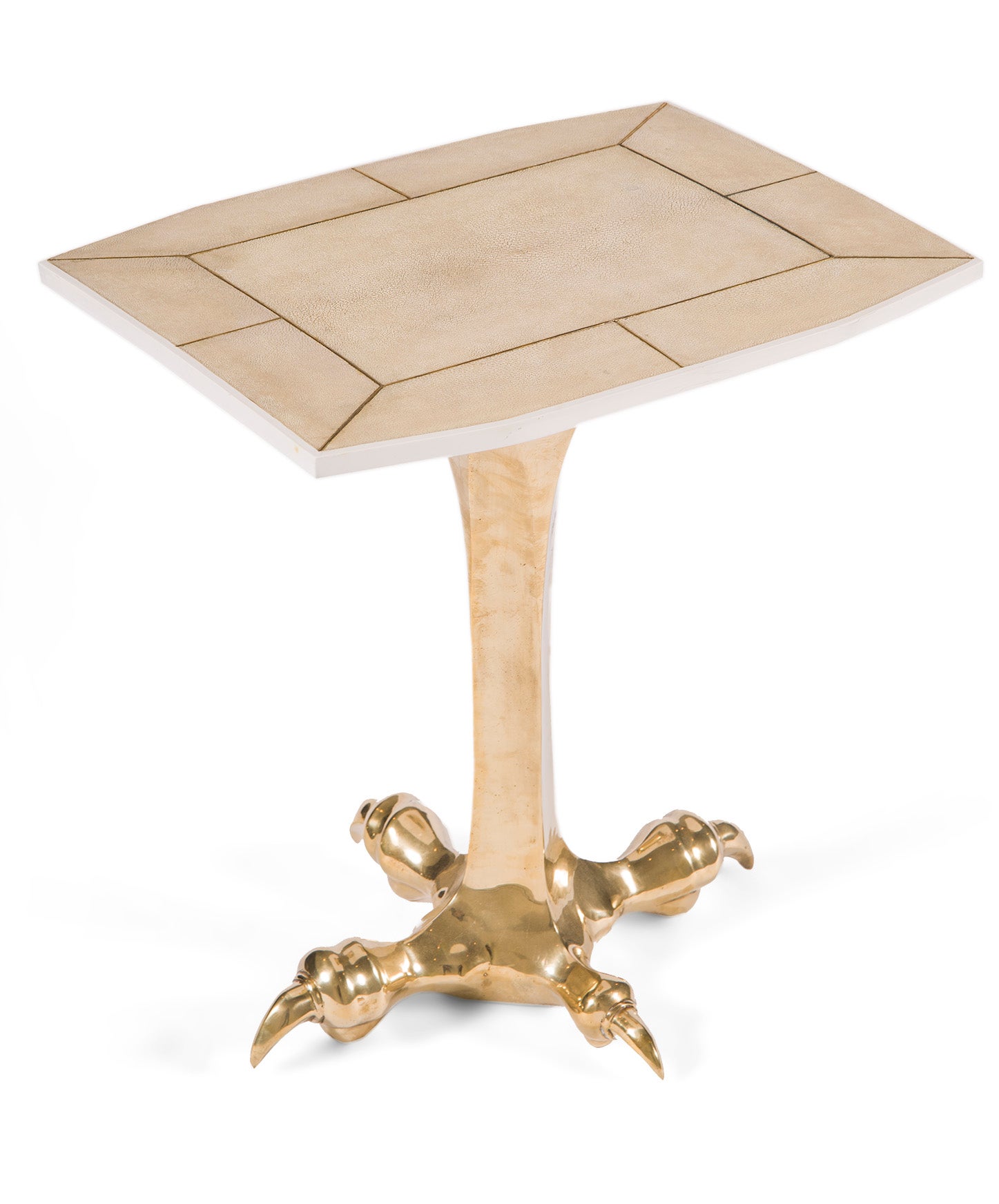 Brass Claw Drink Table by Sylvan