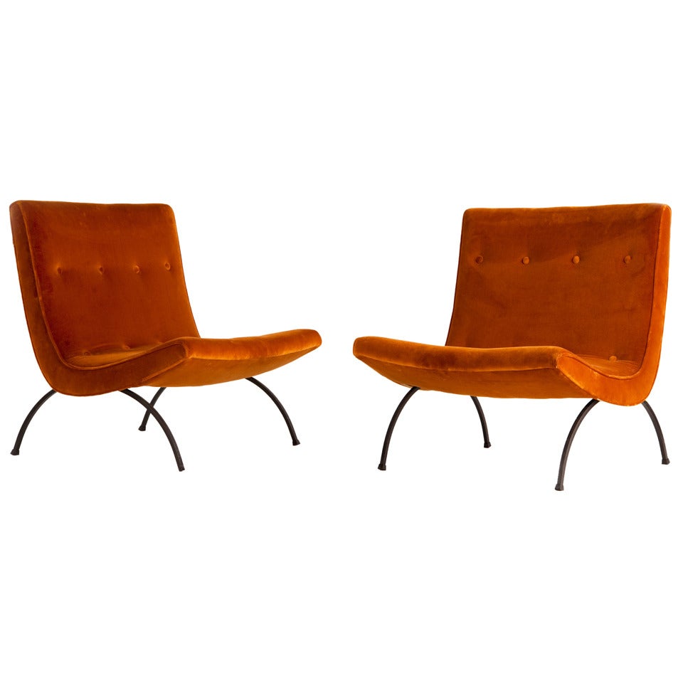 Scoop Chairs by Milo Baughman