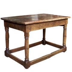 Baroque Walnut Side Table