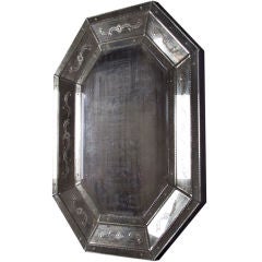 Antique Octagonal Venetian Looking-Glass
