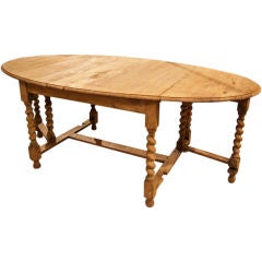 Oval Oak Gateleg Table