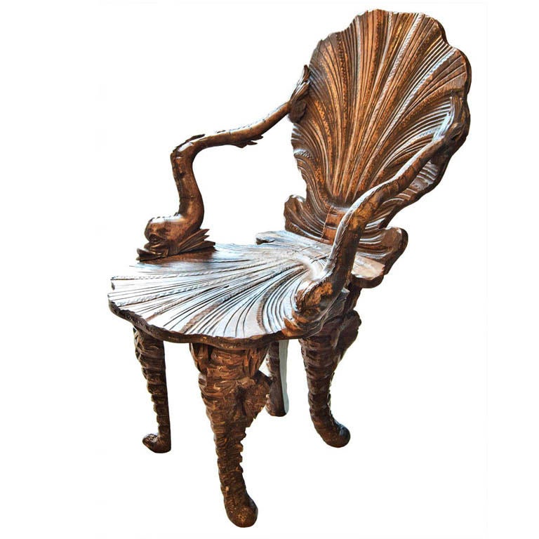Venetian Grotto Chair at 1stDibs