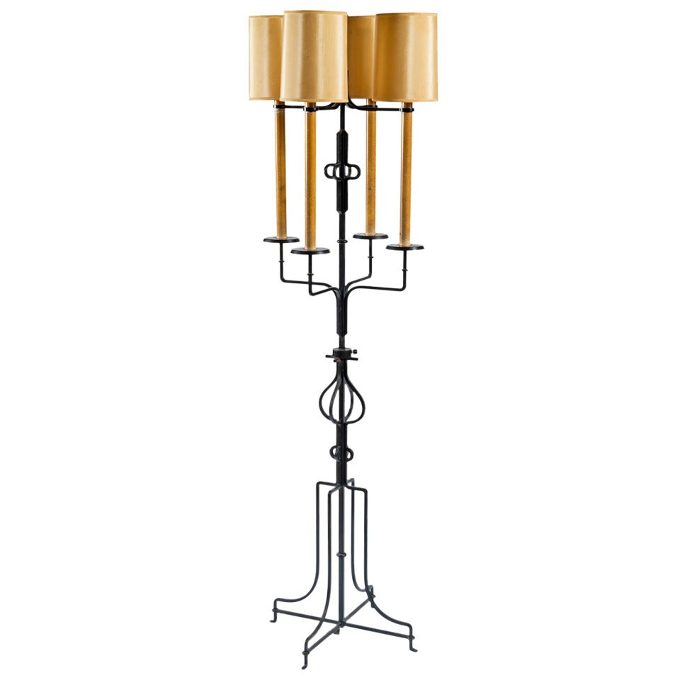 Wrought Iron Floor Lamp