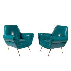 Pair of Pavone Club Chairs