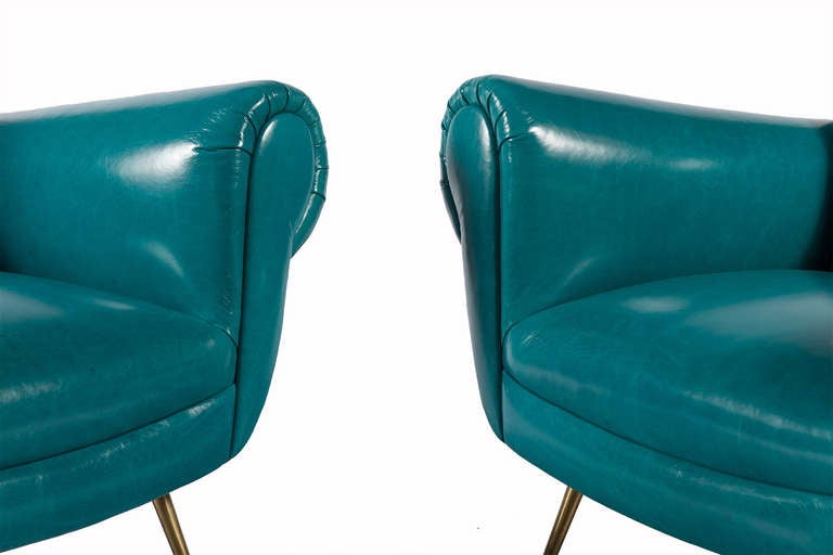 Pair of Pavone Club Chairs 1