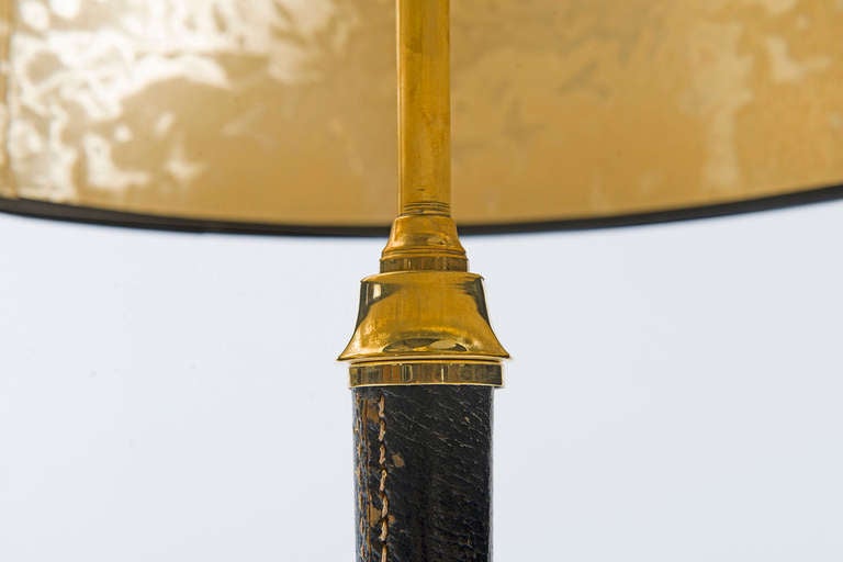 French Pair of Jacques Adnet Table Lamps