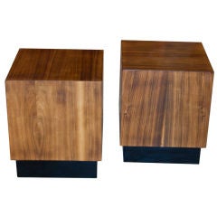 Pair of Milo Baughman Cubes
