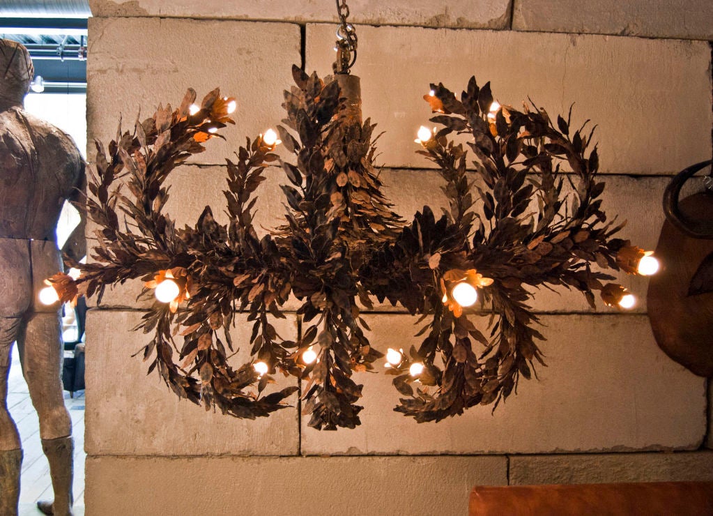 Laurel Leaf Chandelier