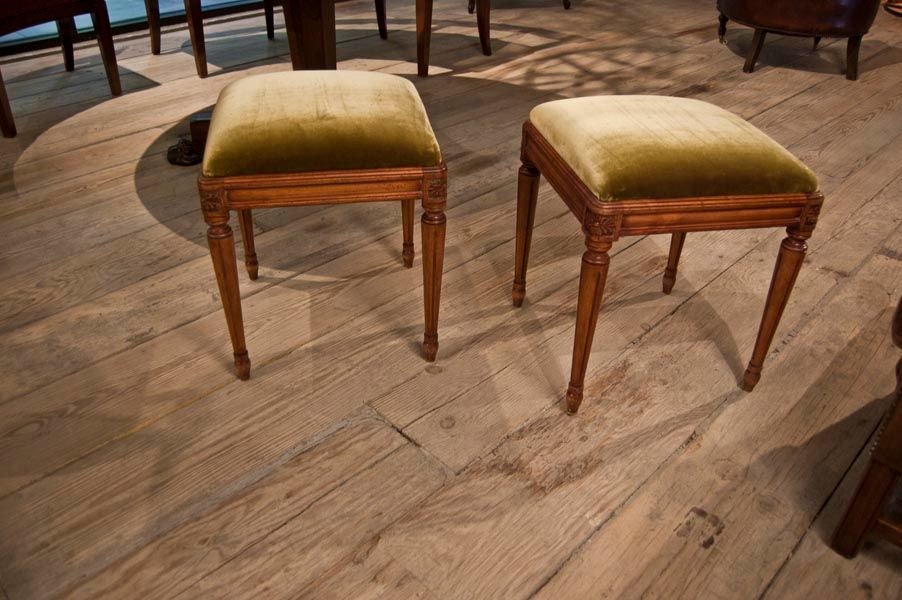 Pair of Swedish Neoclassic Tabourets