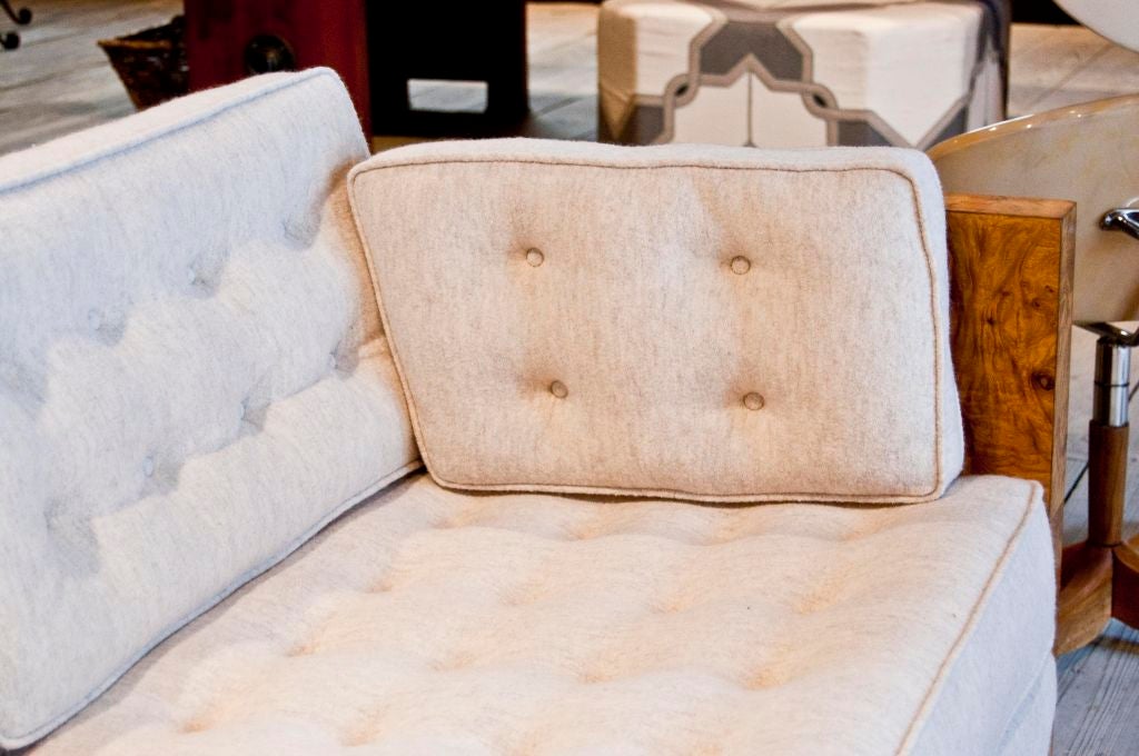 Burled Olivewood Sofa by Milo Baughman 2